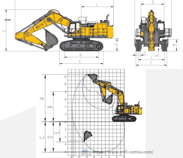 XE1250液压挖掘机