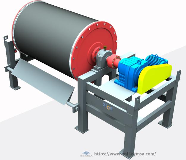 SGTD型块矿干式永磁磁选机