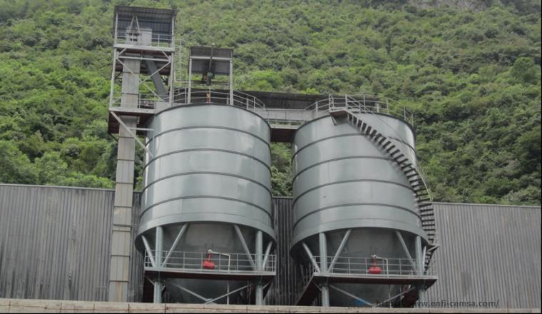 金属锰粉计量仓及输送