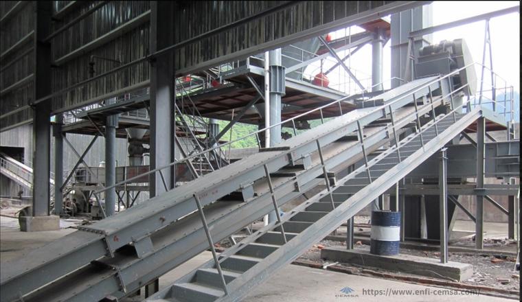 金属锰粉计量仓及输送