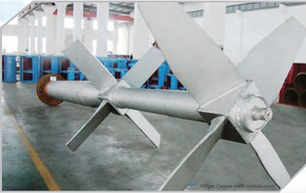 Variable-section&inclination Agitator Blade