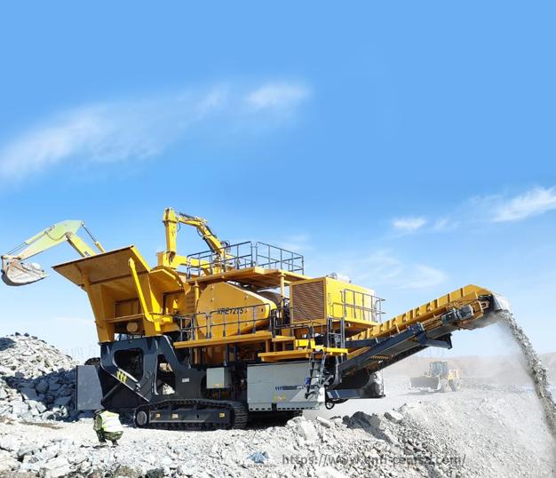 移动颚式破碎站