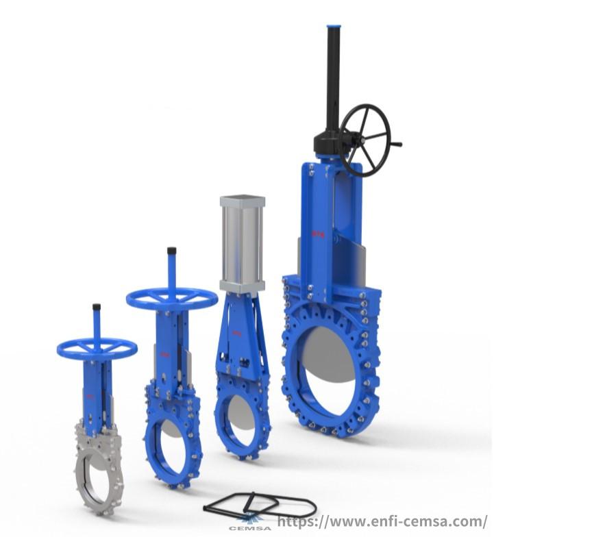 Ножевая задвижка для пульпы