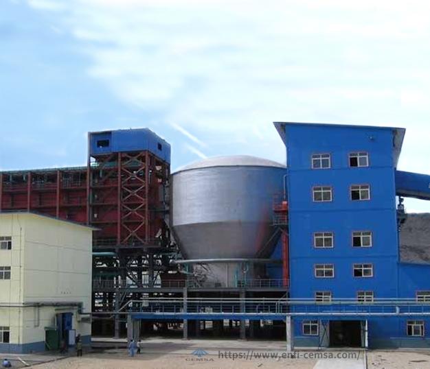 Обжиговая печь кипящего слоя