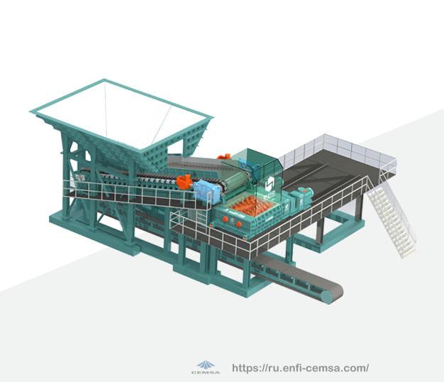 Полупередвижная дробильная станция