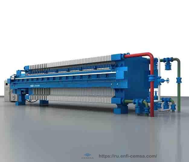 Водоэкономичный промывочный фильтр-пресс CJWS