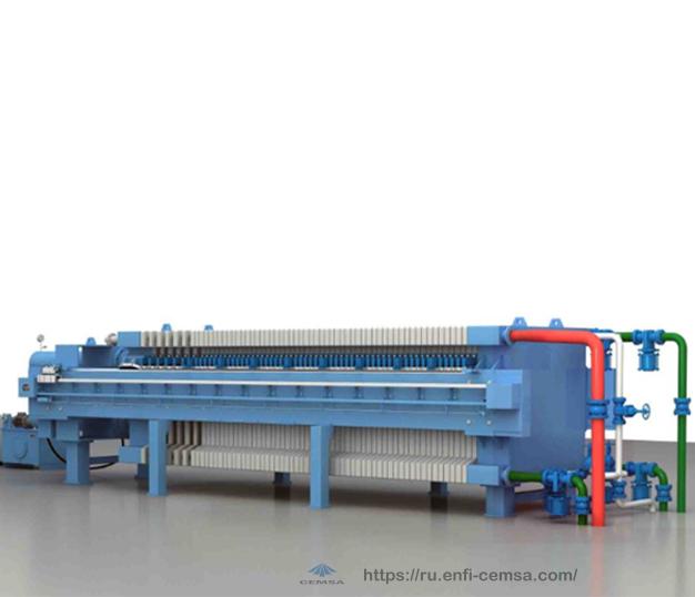 Водоэкономичный промывочный фильтр-пресс CJWS
