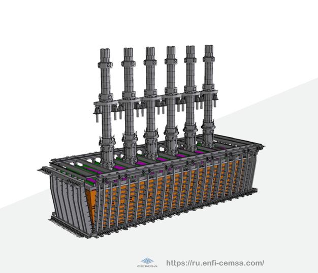 Технологическое оборудование и система управления новой высокомощной электрической печью