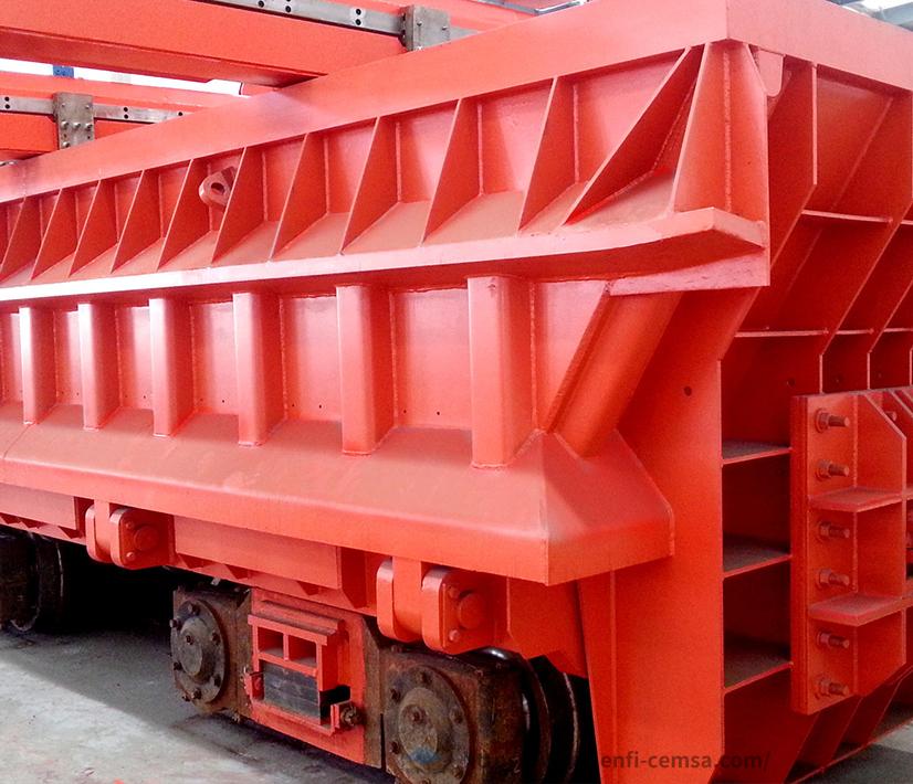 中国恩菲低轮压大型有轨矿车及卸载站